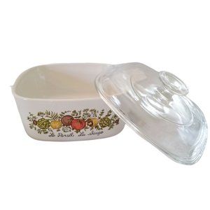 Corning Ware Spice Of  Life 1 1/2 Quart Le Persil La Sauge Casserole Pyrex Lid